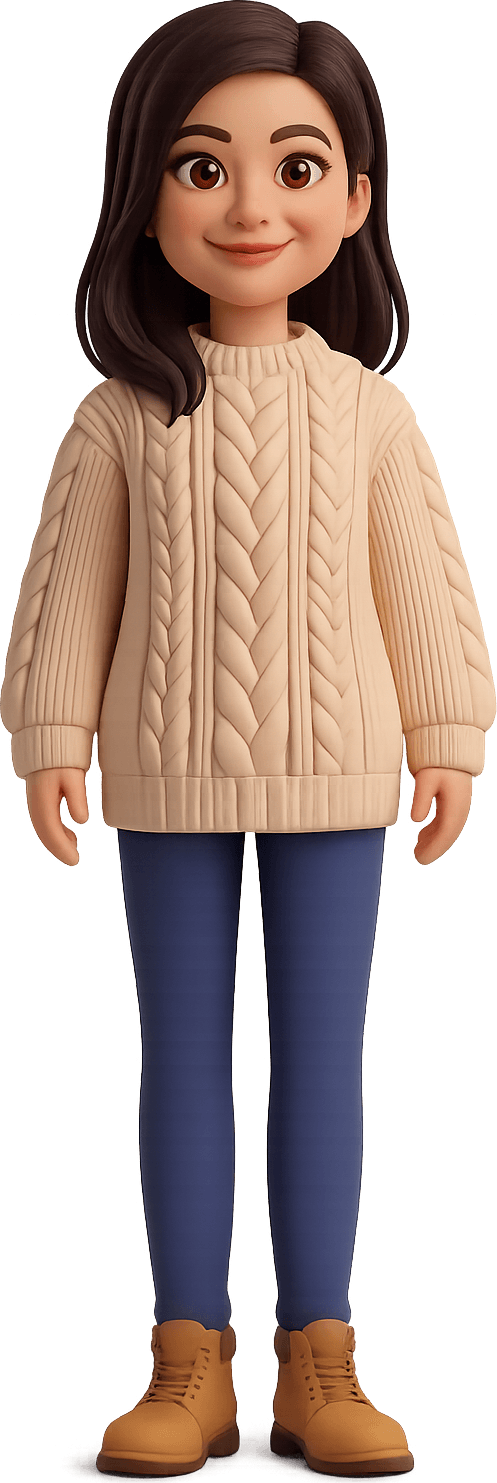 Tess, the It's Simple Will character